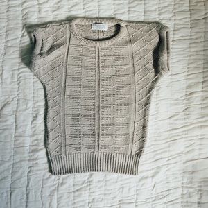 SOLD Designers Original Vintage Academia Sweater Vest - Classic Cream